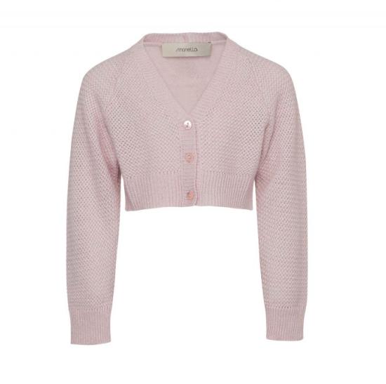 24FW [주니어] 시모네타 가디건 SV9A10 W0008 501AG Pink