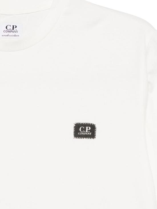 25SS [키즈] 씨피 컴퍼니 티셔츠 C6M008 LAA17 10135 GAUZE WHITE - C.P. COMPANY