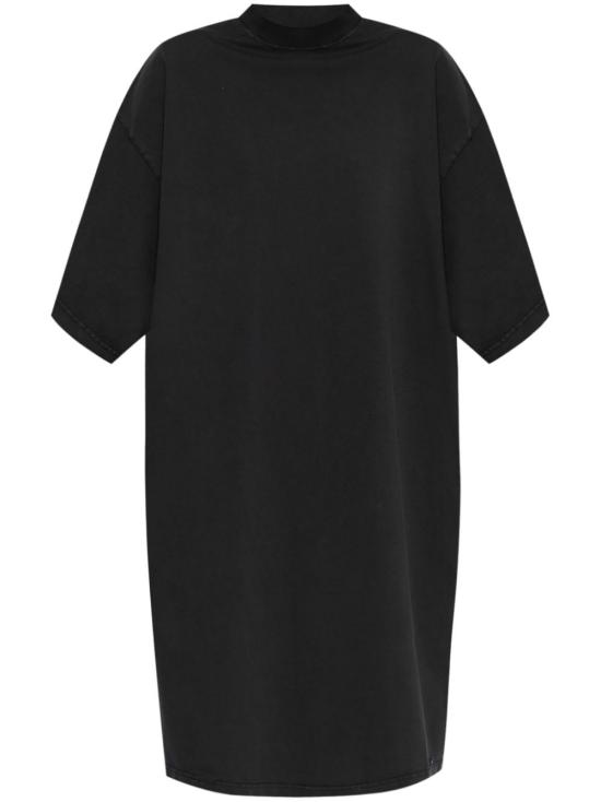 25SS 발렌시아가 미디 원피스 777750TRVT9 BLACK