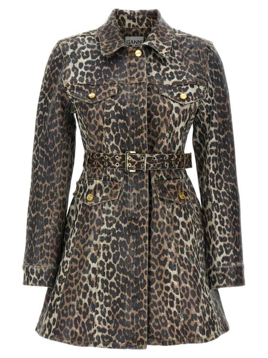 25SS 가니 원피스 J1605943 MULTICOLOR