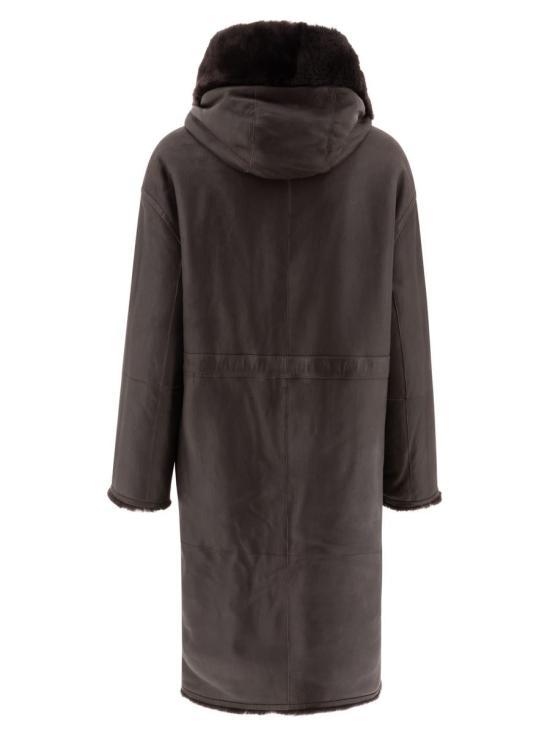  이브살로몬 아우터 24WYM60202MERLA2009 BROWN - YVES SALOMON