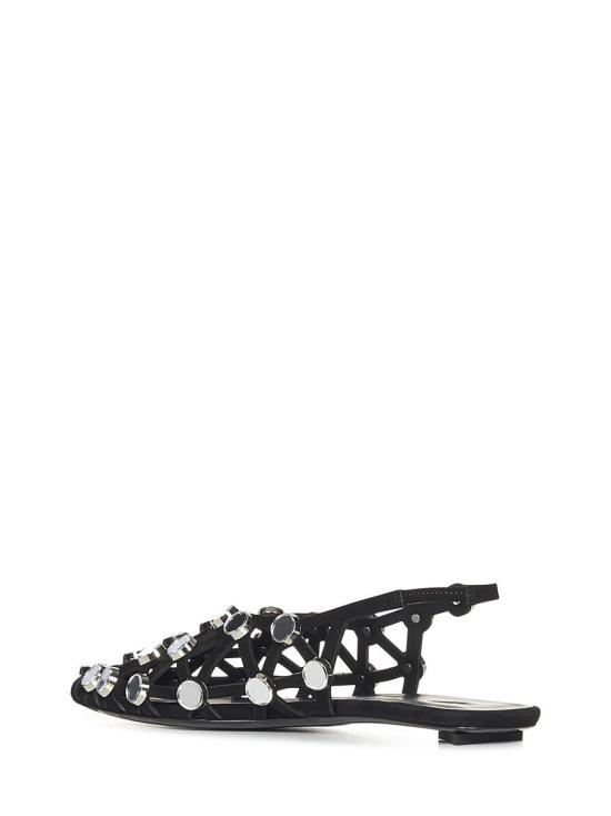 25FW 디 아티코 플랫 슈즈 246WSH00801100 Black - THE ATTICO