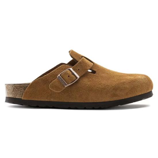  버켄스탁 뮬/슬리퍼 버켄슈톡 보스턴 소프트 풋베드 클로그 밍크 - BIRKENSTOCK