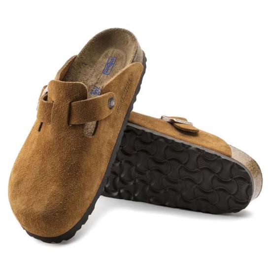  버켄스탁 뮬/슬리퍼 버켄슈톡 보스턴 소프트 풋베드 클로그 밍크 - BIRKENSTOCK