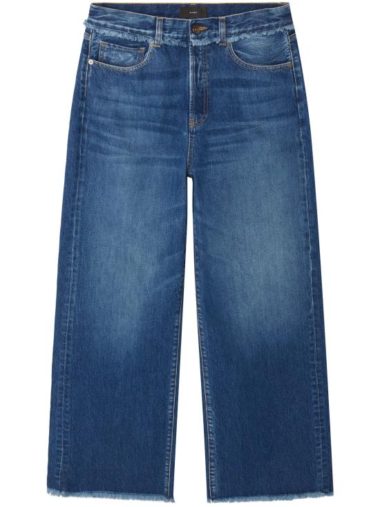  알라누이 스트레이트 팬츠 LWYA01AR25DEN001 4700 DARK WASH BLUE DEMIN
