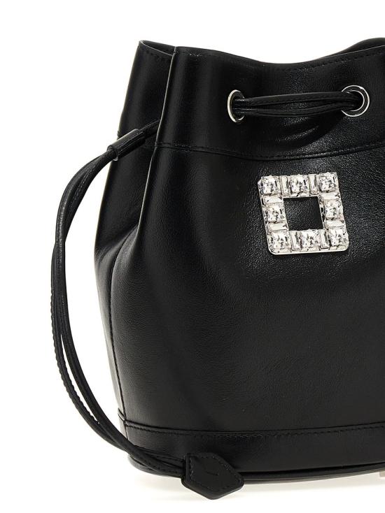 25FW 로저비비에 크로스백 RBWANME0100XMA B999 Black - ROGER VIVIER