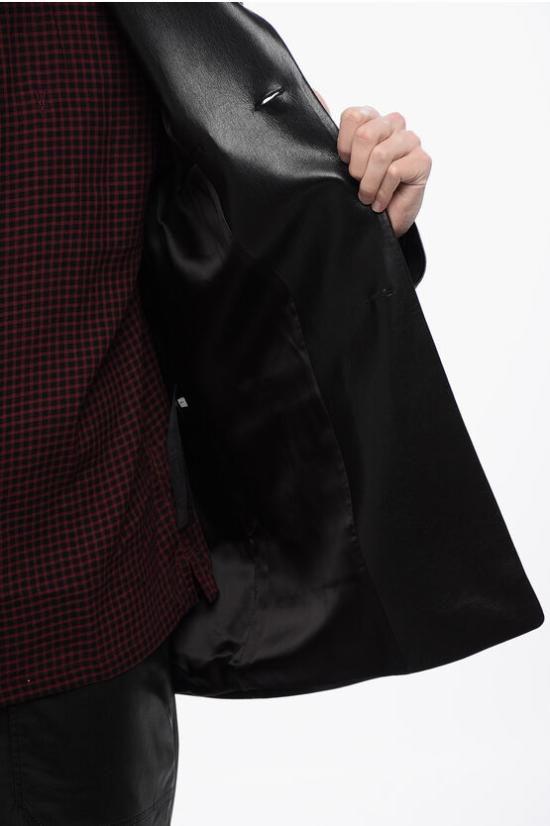  나누슈카 가죽 자켓 NM22FWOW01599 0 BLACK Black - NANUSHKA