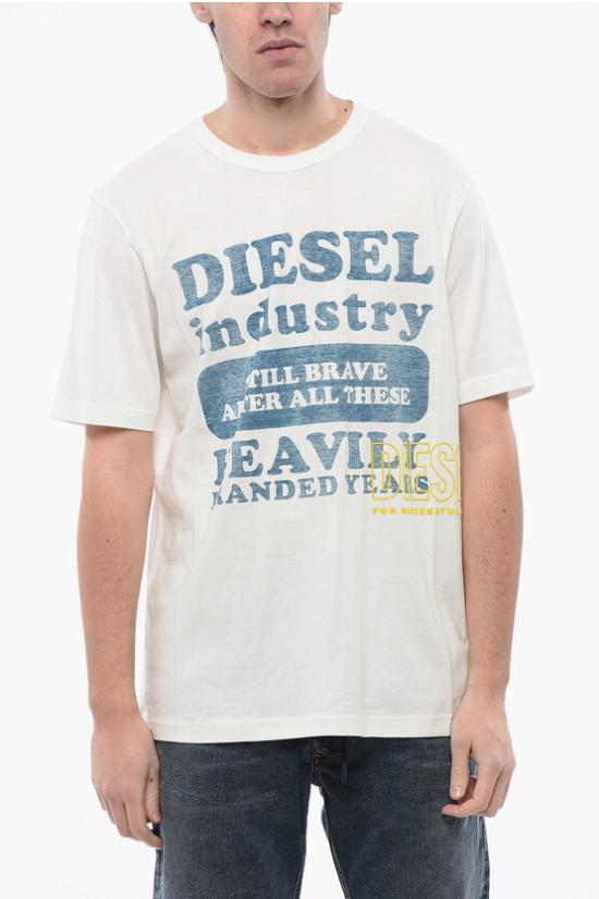  디젤 반팔 티셔츠 A12355 0KKAK 141 White