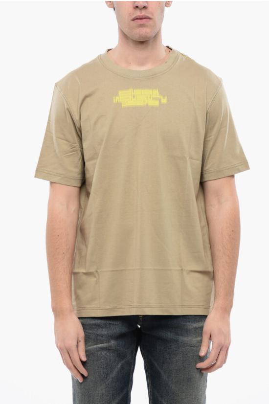  디젤 반팔 티셔츠 A12286 0QIAM 7DH Beige