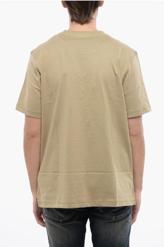  디젤 반팔 티셔츠 A12286 0QIAM 7DH Beige - DIESEL