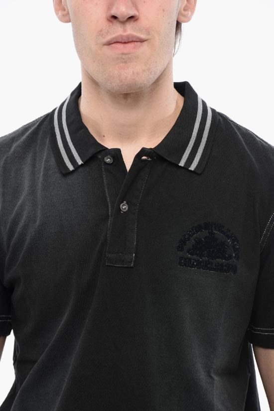  디젤 폴로 티셔츠 A12794 0WHAL 9XX Black - DIESEL