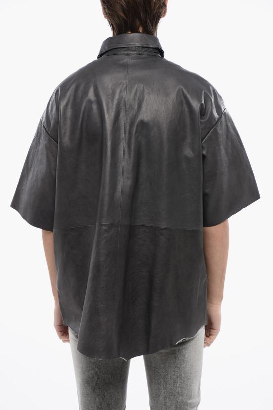  디젤 가죽 자켓 A13099 0CLAQ 9XX Gray - DIESEL