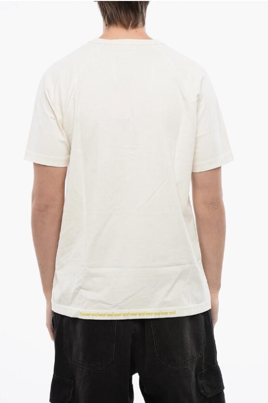  디젤 반팔 티셔츠 A13280 0DQAU 141 White - DIESEL