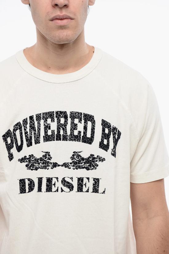 디젤 반팔 티셔츠 A13280 0DQAU 141 White - DIESEL