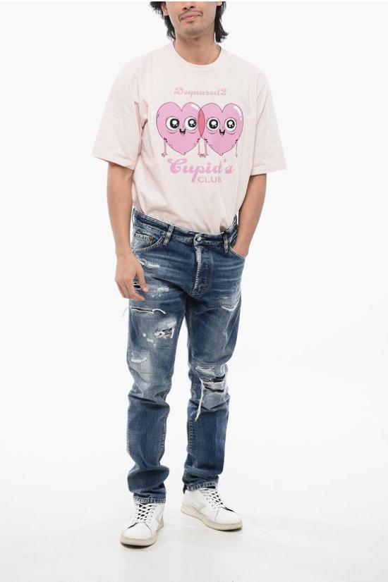  디스퀘어드2 데님 팬츠 S74LB1436 S30309 470 Light blue - DSQUARED2