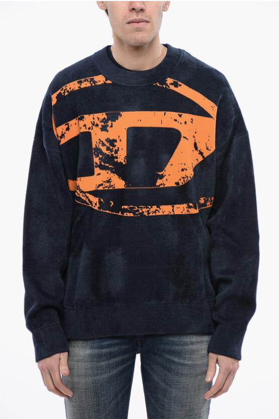  디젤 스웨터 A11225 0GEAX 8AT Midnight blue