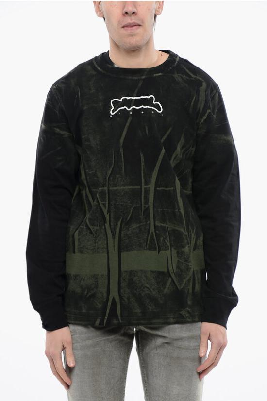  디젤 긴팔 티셔츠 A12159 0AJBD 5FVA Nero Verde