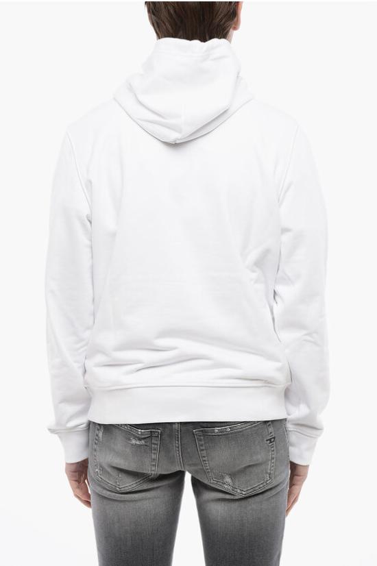  디젤 후드 티셔츠 A12516 0HAYT 100 White - DIESEL