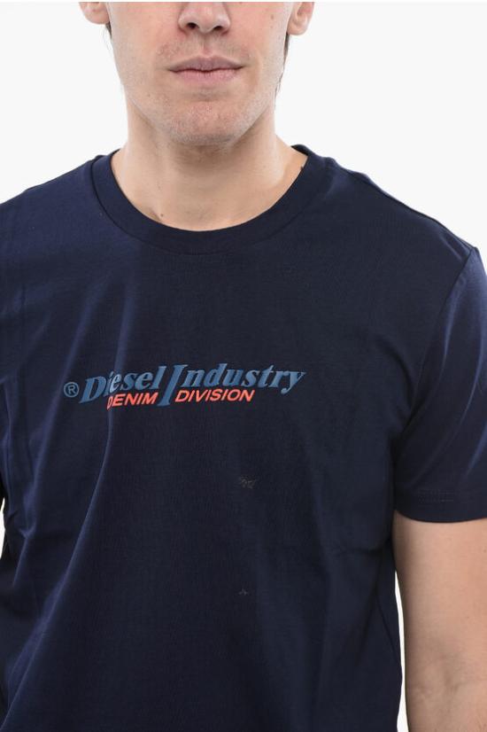  디젤 반팔 티셔츠 A12754 RPATI 8AT Blue - DIESEL