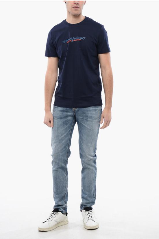  디젤 반팔 티셔츠 A12754 RPATI 8AT Blue - DIESEL