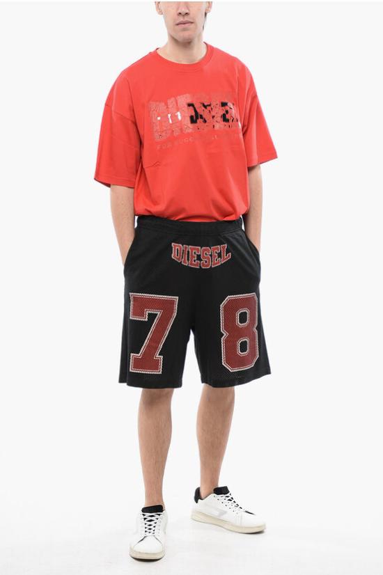  디젤 숏팬츠 A12898 0IMAH 9XX Black - DIESEL