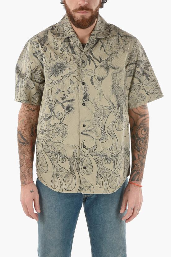  디스퀘어드2 반팔 셔츠 S71DM0546 S41794 729 Beige