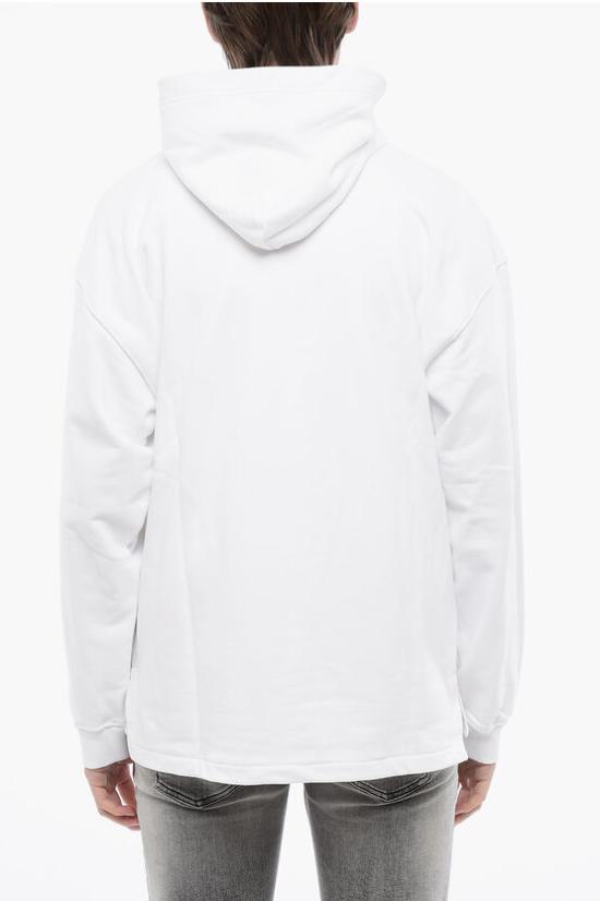  디젤 후드 티셔츠 A12153 0IAJH 100 White - DIESEL