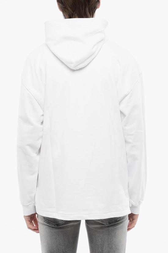  디젤 후드 티셔츠 A12153 0IAJH 100 White - DIESEL