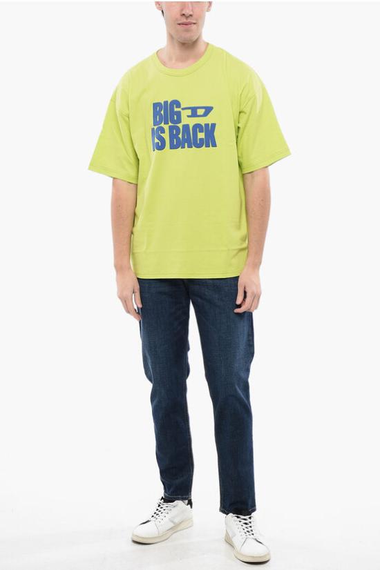  디젤 반팔 티셔츠 A12118 0NFAE 5KB Green - DIESEL