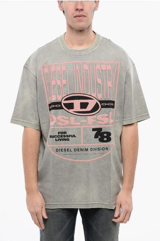  디젤 반팔 티셔츠 A12202 0THAZ 9BX Gray