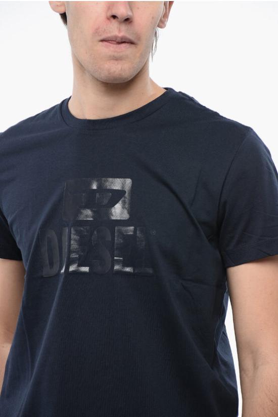  디젤 반팔 티셔츠 A09753 RPATI 81E Midnight blue - DIESEL