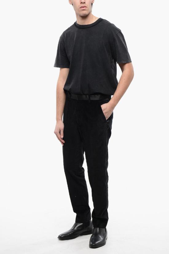  올세인츠 스트레이트 팬츠 LYRA MM035Z BLACK Black - ALLSAINTS