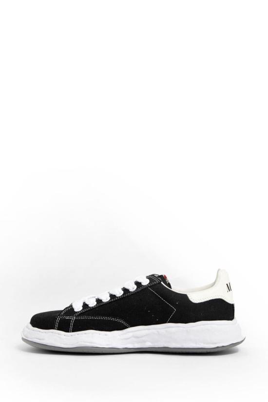  메종 미하라 야스히로 찰스 OG 솔 캔버스 로우탑 A12FW703 BLACK DOM - MAISON MIHARA YASUHIRO