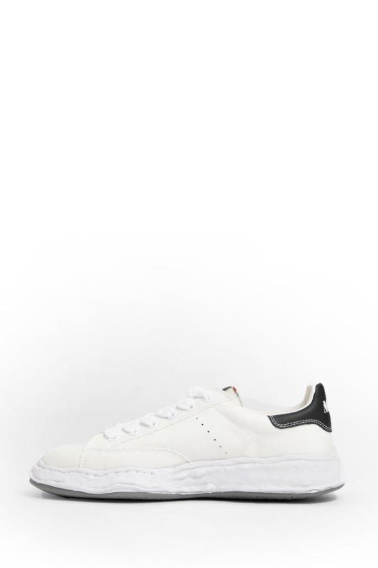  메종 미하라 야스히로 찰스 OG 솔 캔버스 로우탑 A12FW703 WHITE DOM - MAISON MIHARA YASUHIRO