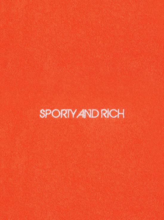  스포티앤리치 긴팔 티셔츠 CR961BK DOM - SPORTY & RICH