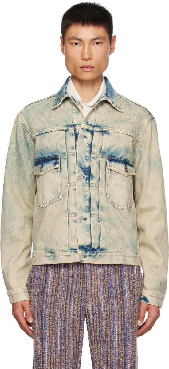  세퍼 데님 자켓 ELUDENIMJACKETACID DOM