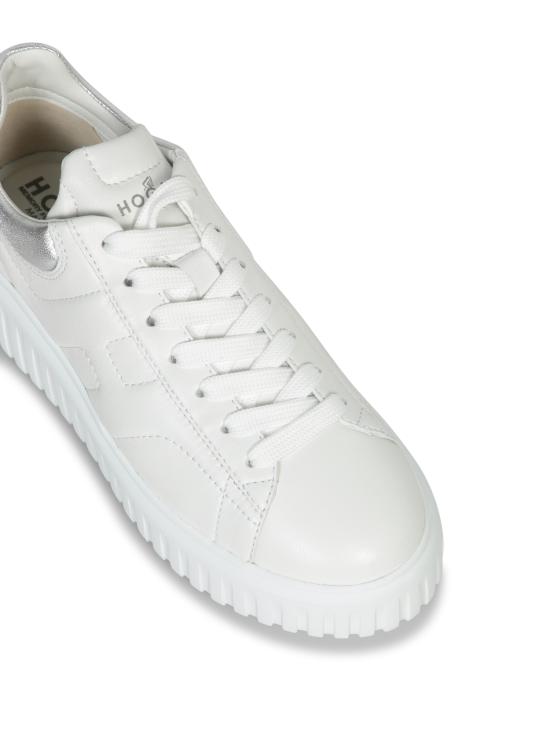 26SS 호간 H-스트라이프 스니커즈 HXW6450 FC60KU0 0351 White - HOGAN