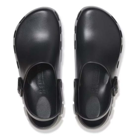  버켄스탁 샌들 버켄슈톡 버키 플로우 에바 슬립온 블랙 - BIRKENSTOCK