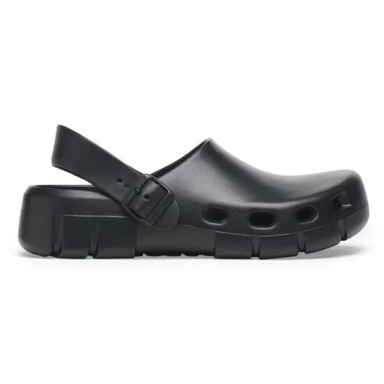  버켄스탁 샌들 버켄슈톡 버키 플로우 에바 슬립온 블랙 - BIRKENSTOCK