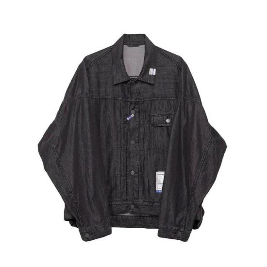  메종 미하라 야스히로 데님 자켓 I12BL001 BLACK DOM
