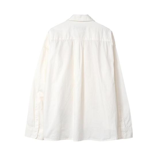  메종 미하라 야스히로 긴팔 셔츠 I12SH011 WHITE DOM - MAISON MIHARA YASUHIRO