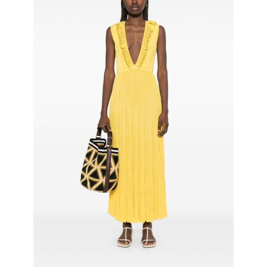 25SS 안토니오발렌티 롱 원피스 9205AV SICILIA DANDE YELLOW - ANTONINO VALENTI