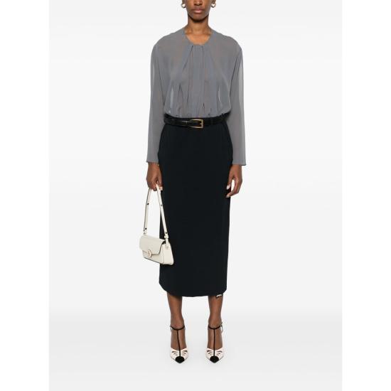 25SS 조르지오 아르마니 블라우스 TE10100 GW000818 U8083 GREY - GIORGIO ARMANI