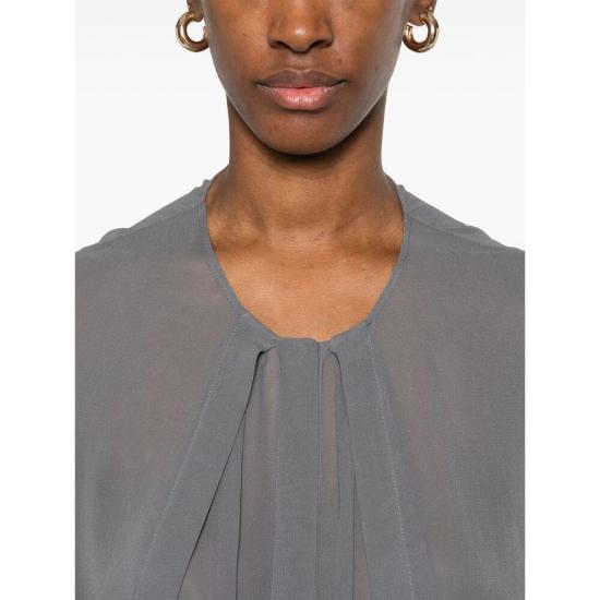 25SS 조르지오 아르마니 블라우스 TE10100 GW000818 U8083 GREY - GIORGIO ARMANI