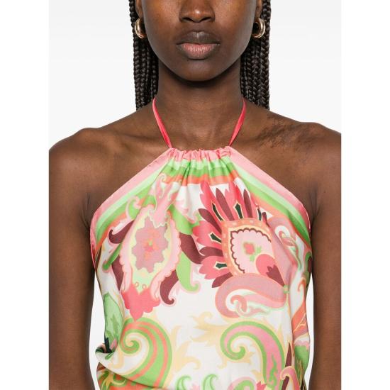 25SS 에트로 블라우스 AK686 WAXA0012 X0805 PINK GREEN - ETRO