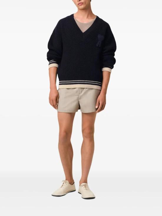  아미 스웨터 E25UKS268KN0068 navy - AMI