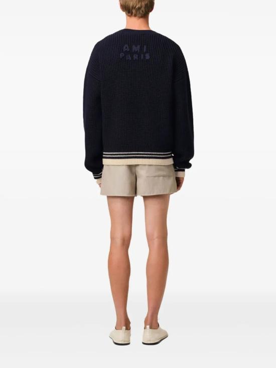  아미 스웨터 E25UKS268KN0068 navy - AMI
