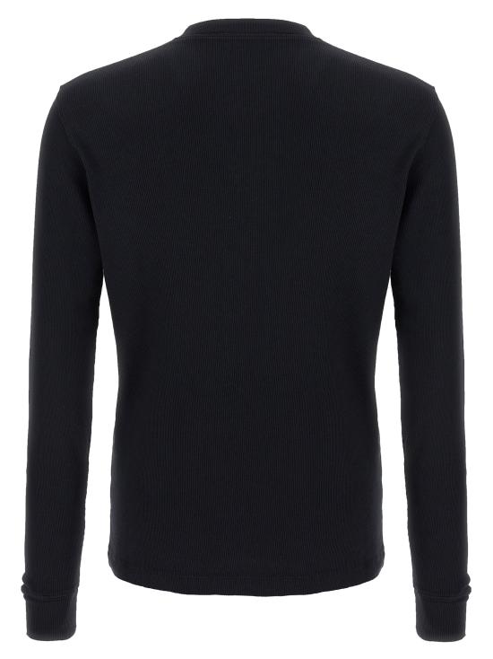 25FW 톰포드 긴팔 티셔츠 JHL014JMC048S25LB999 Black - TOMFORD