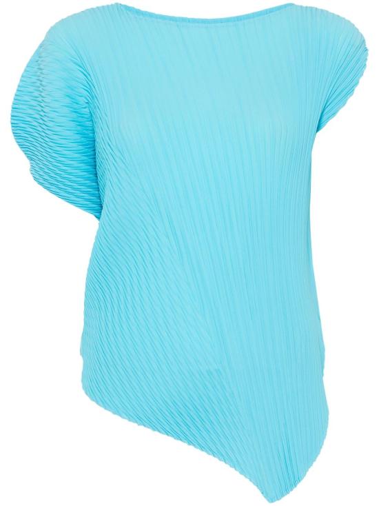  이세이 미야케 블라우스 IM48FJ138 sky