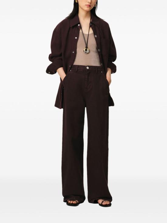  아미 데님 팬츠 E25FTR456DE0034 dark purple - AMI